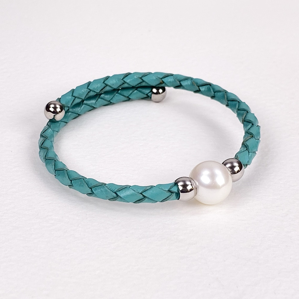 Turquoise Bahia Pearl Bracelet