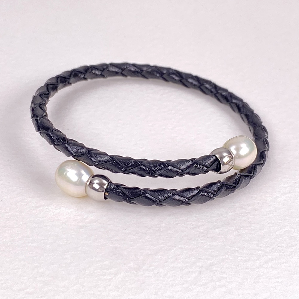 Black Rita Pearl Bracelet