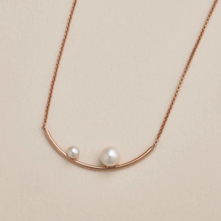Reef Double Pearl Necklace