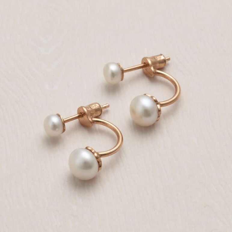 Reef Two Pearl Earrings