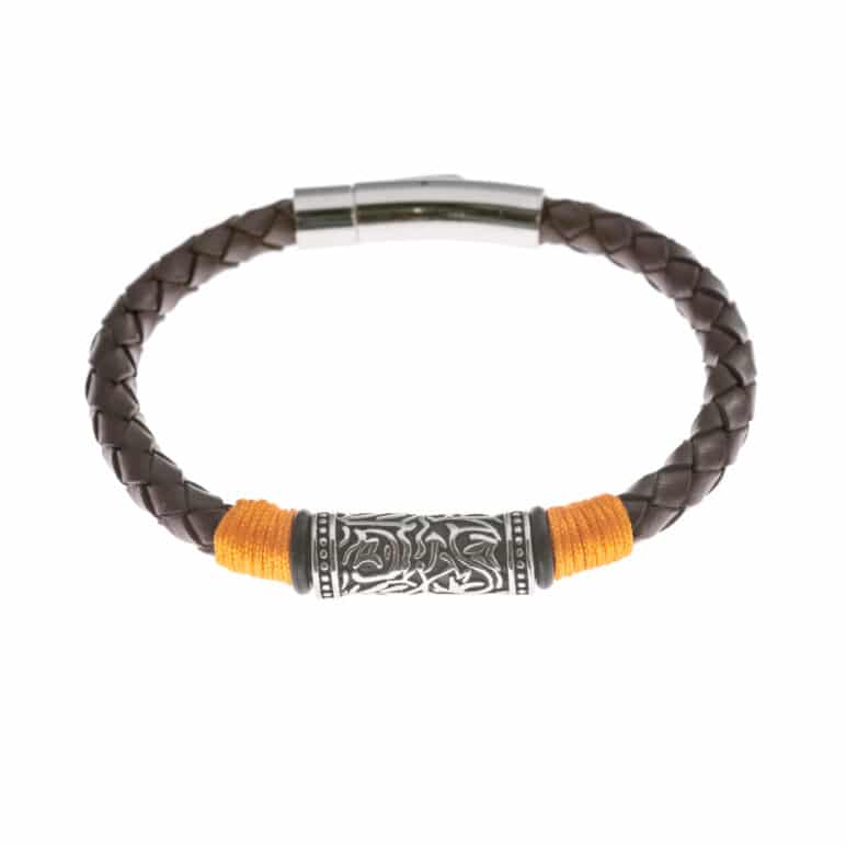 Brown Genuine Leather Bracelet