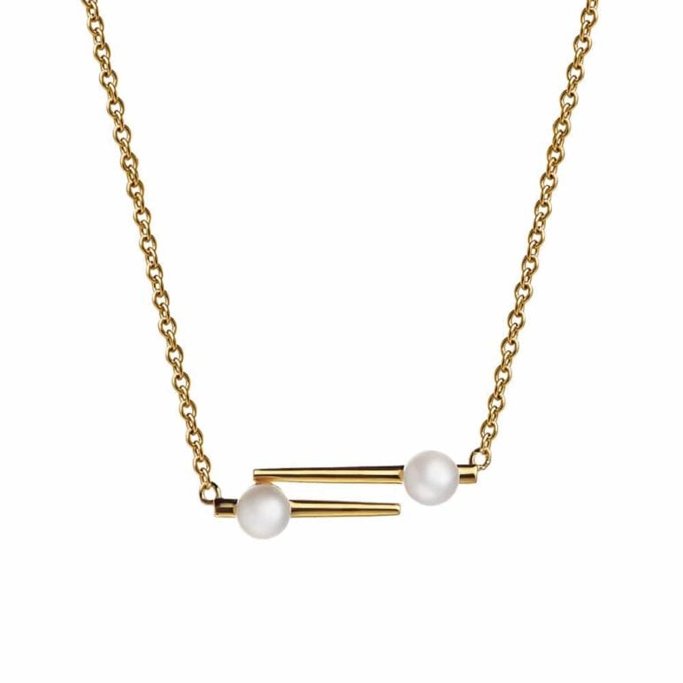 Cala Two Pearl Necklace