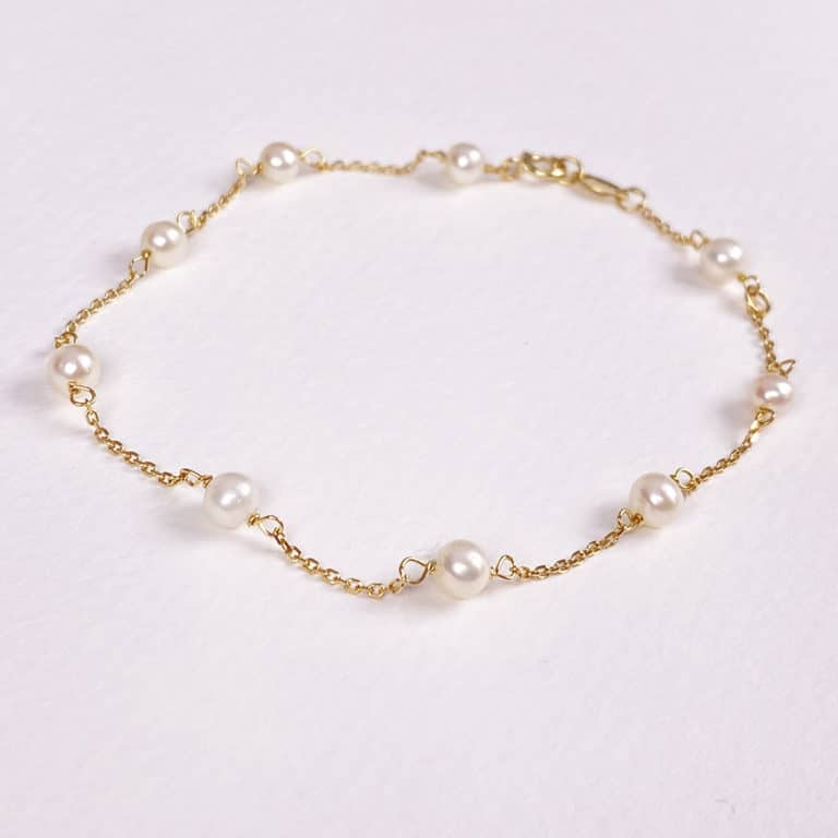 9ct Gold Pearl Bracelet Tenerife Perla