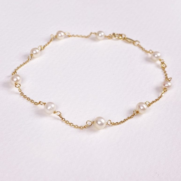 Desire 9ct Gold Pearl Bracelet