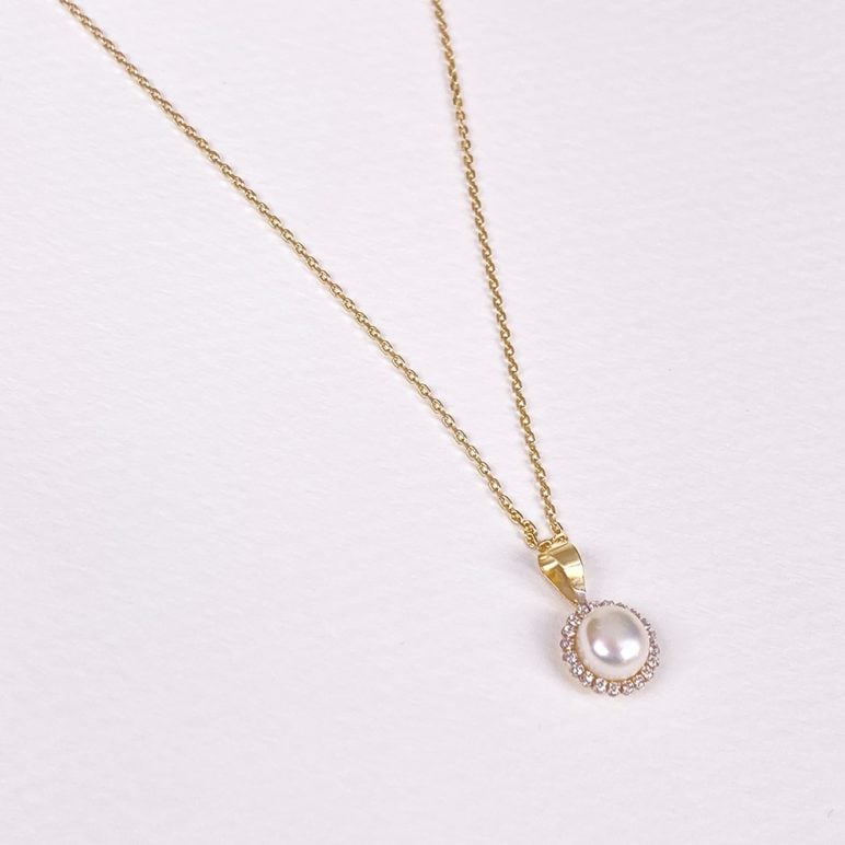 Desire 9ct Gold Pearl Pendant