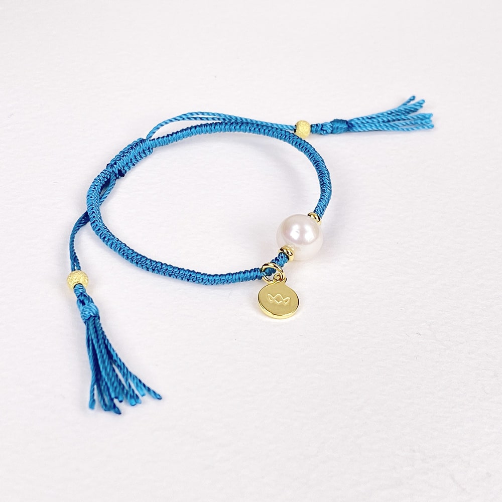 Teal Joy Pearl Bracelet