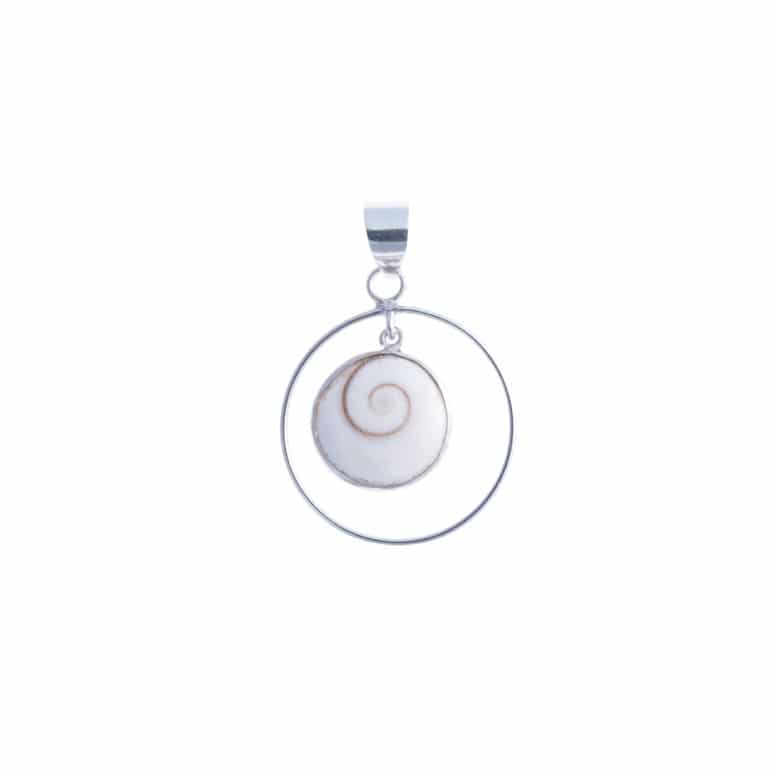 Bali White Shell Pendant