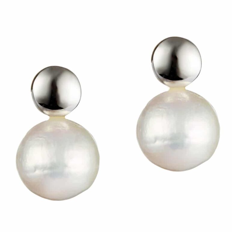 Alisio Edison Pearl Stud Earrings