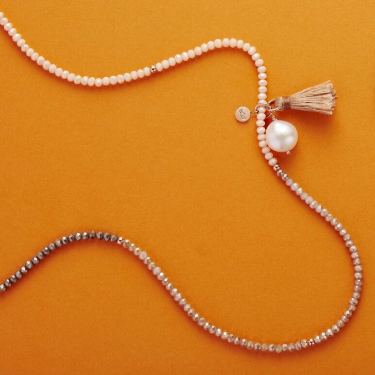 Triple Brown Luna Pearl Bracelet/Necklace