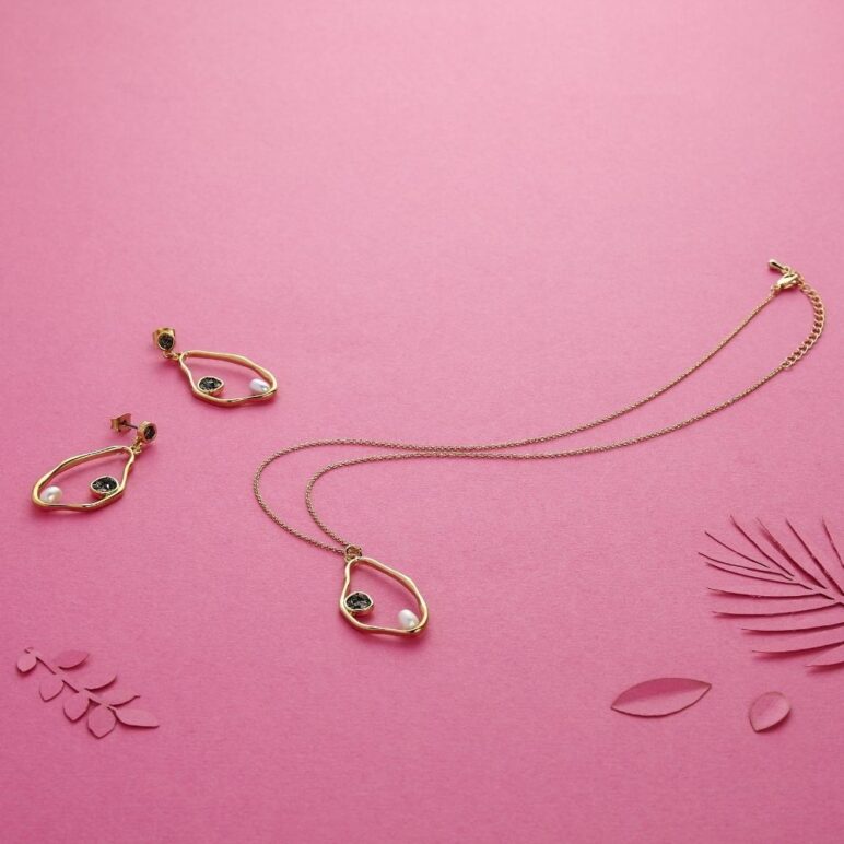Pendientes Lucia con perlas
