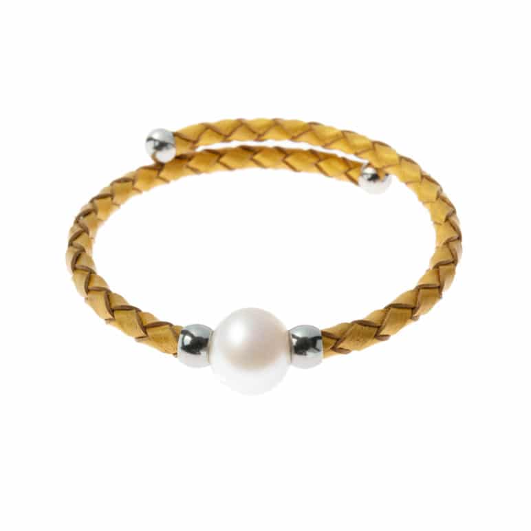 Yellow Bahia Pearl Bracelet