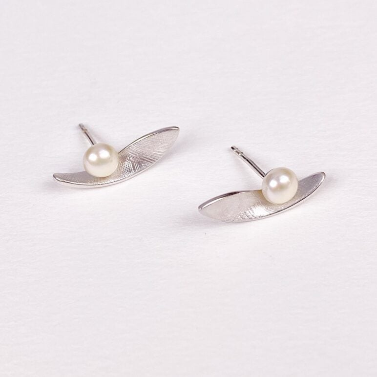 Pendientes Esencia con perlas