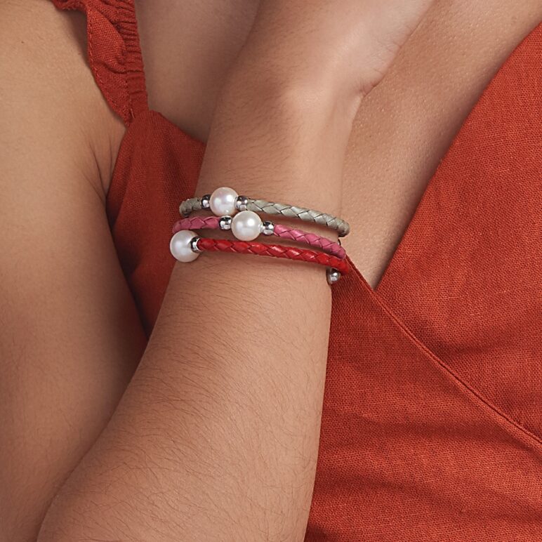 Lilac Bahia Pearl Bracelet
