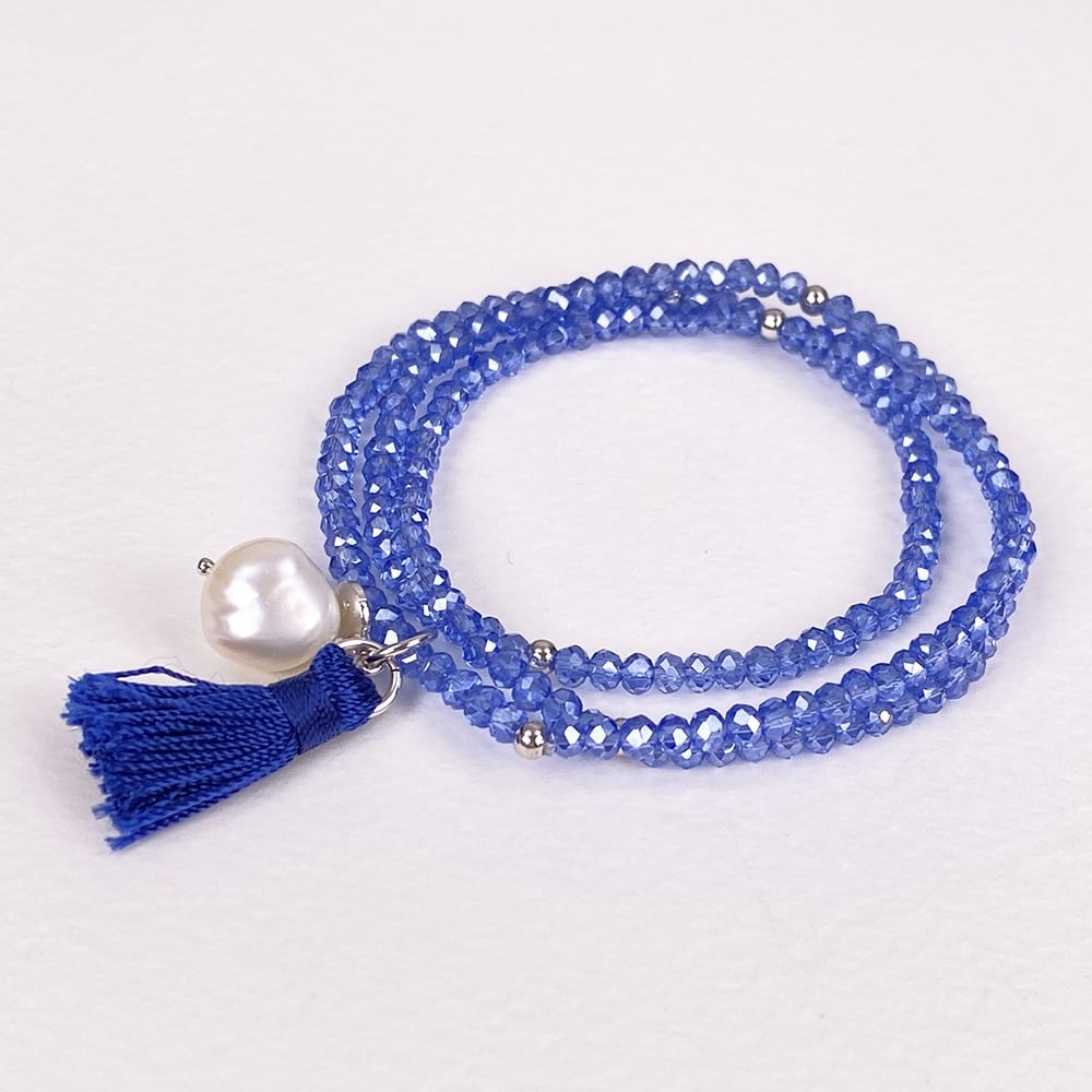 Blue Luna Pearl Bracelet/Necklace