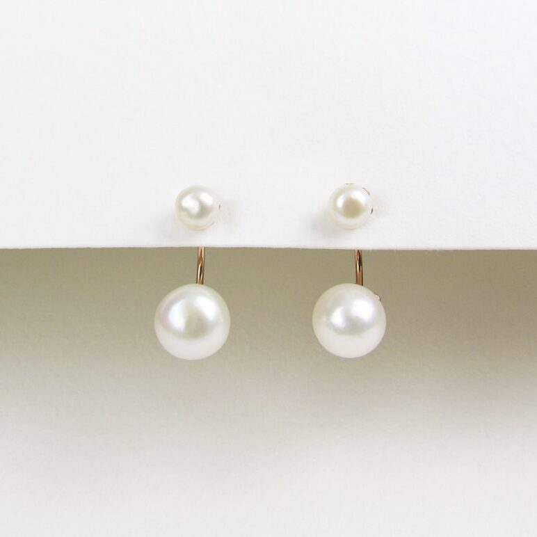 Reef Two Pearl Earrings