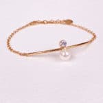 Rose Gold Plated Sterling Silver and Cubic Zirconia