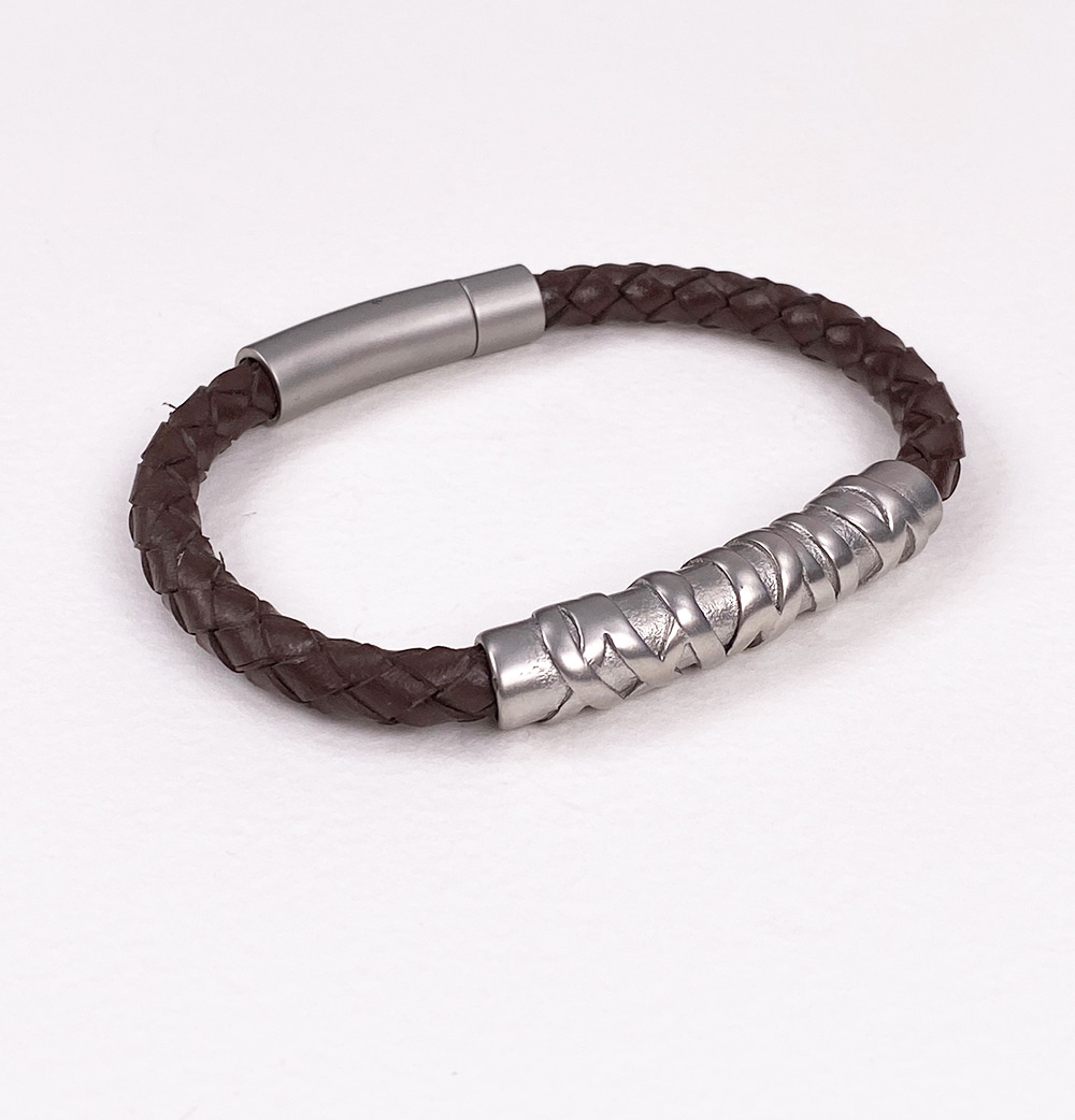 Brown Genuine Leather Bracelet