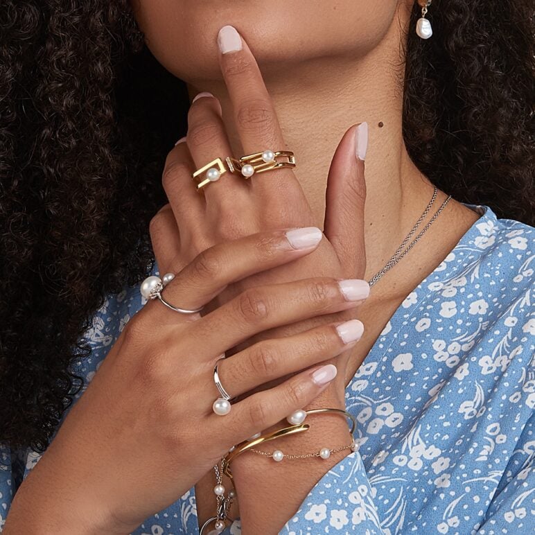 Reef Two Pearl Ring