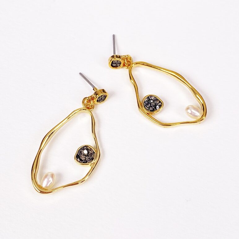 Pendientes Lucia con perlas