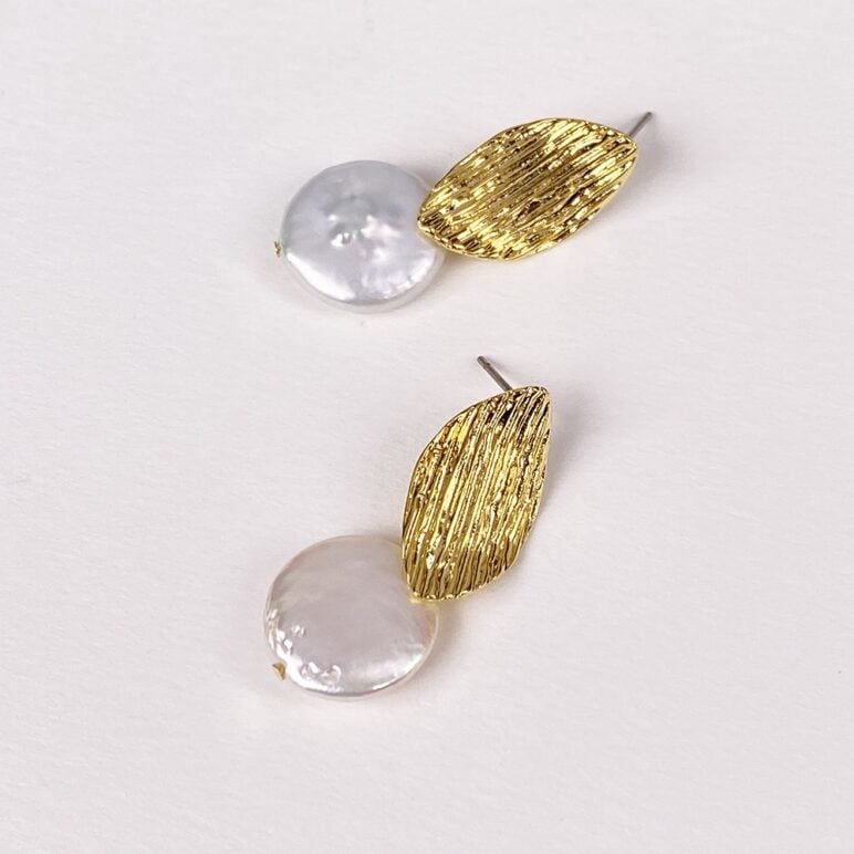 Pendientes Lucia con perlas