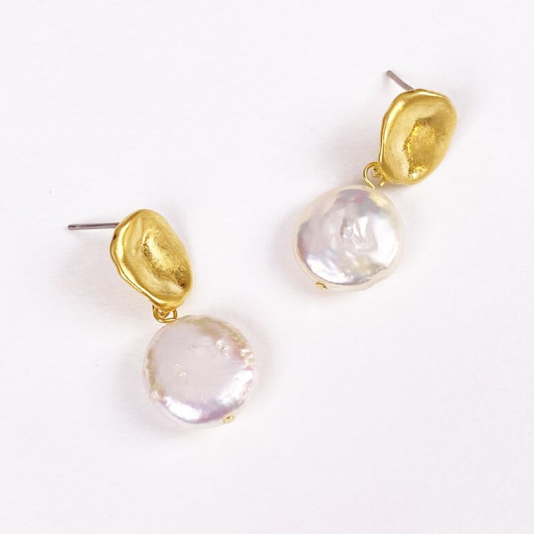 Pendientes Lucia con perlas