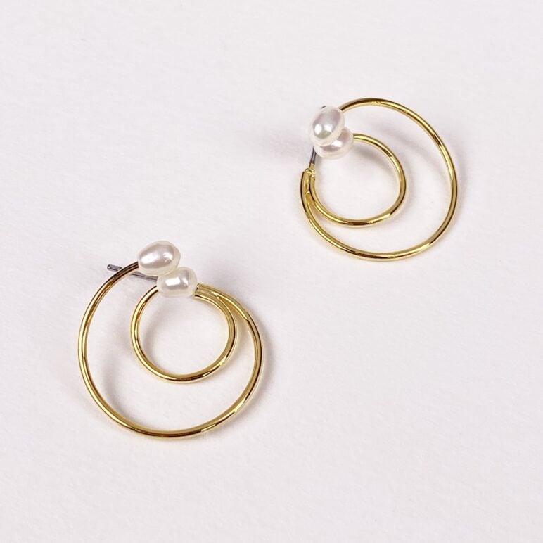Pendientes Lucia con perlas