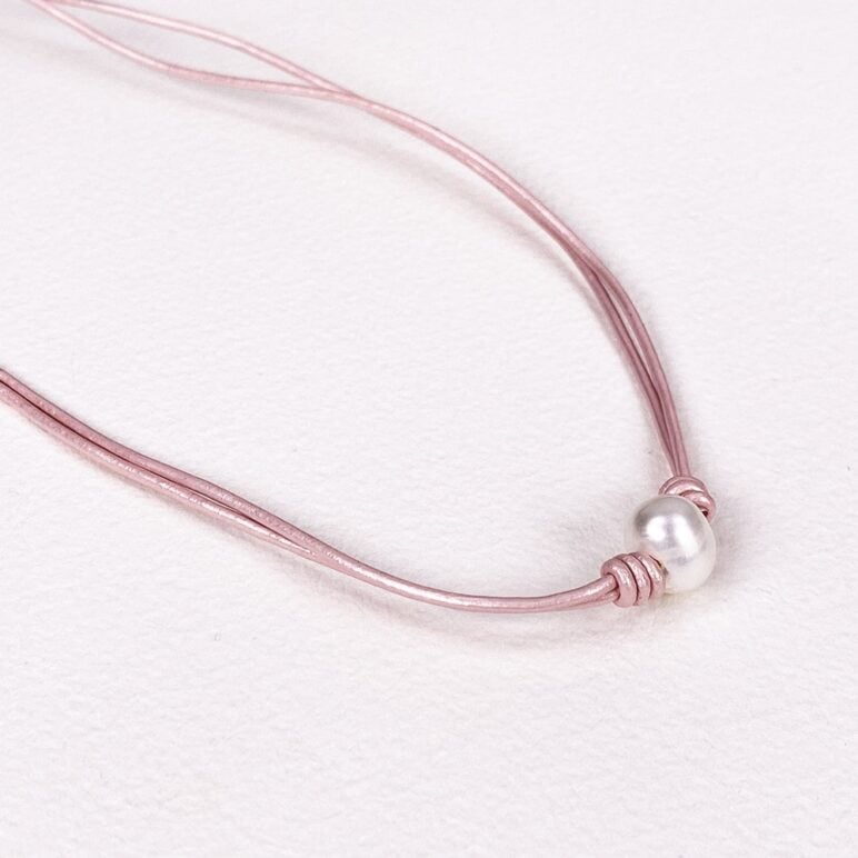 Pink Calima Pearl Necklace