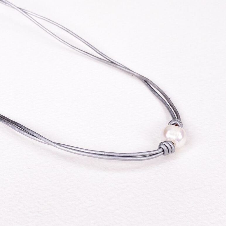 Grey Calima Pearl Necklace