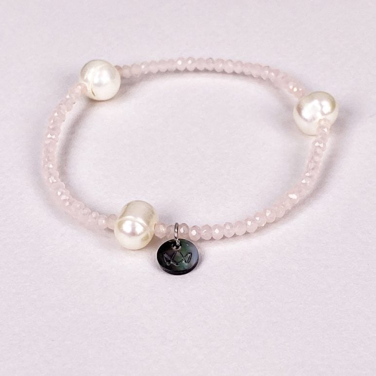 Rose Luna Crystal Bracelet
