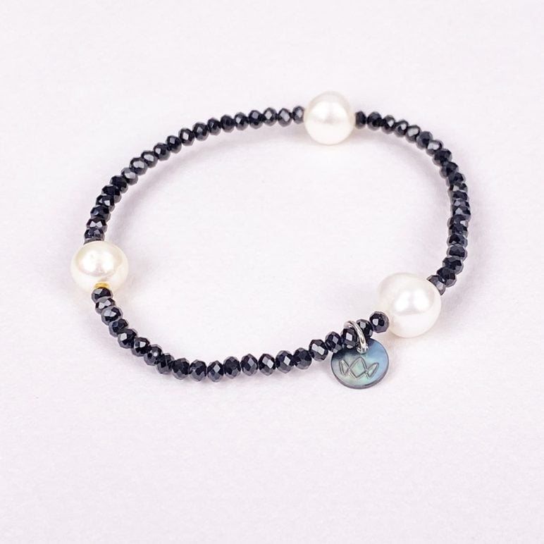 Black Luna Crystal Bracelet