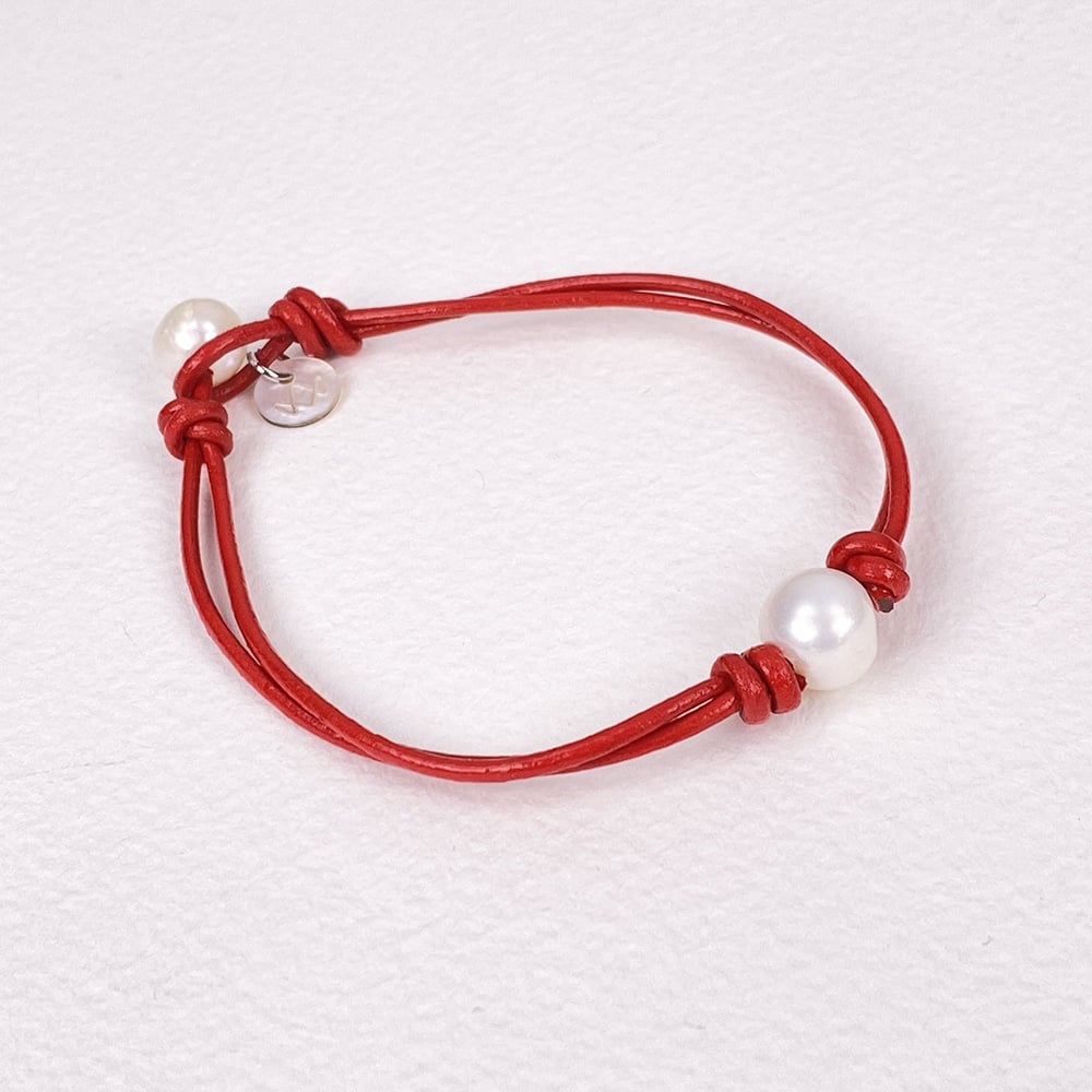 Red Calima Pearl Bracelet