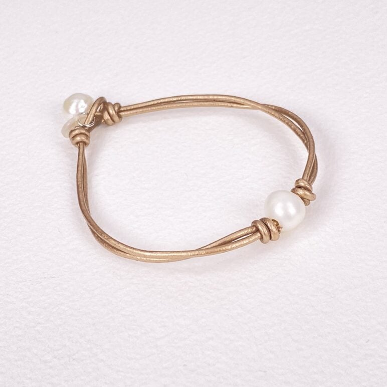 Gold Calima Pearl Bracelet