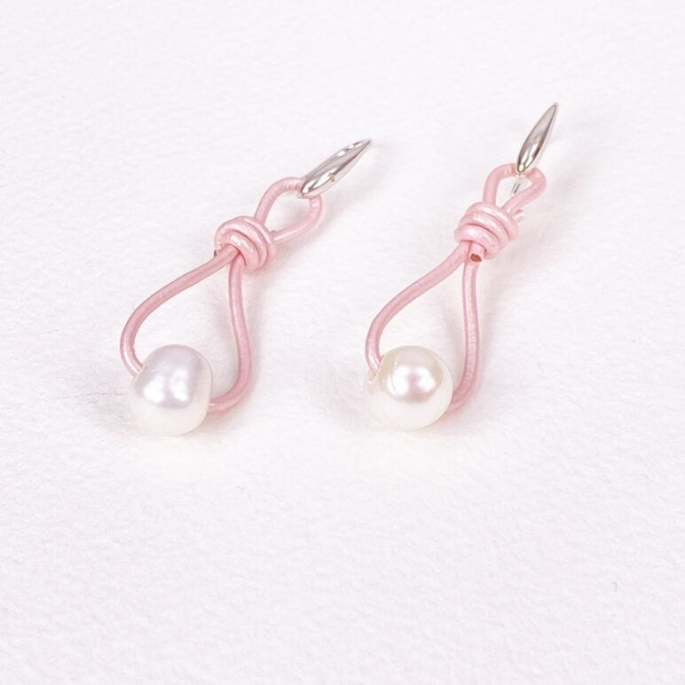 Pink Calima Pearl Earrings