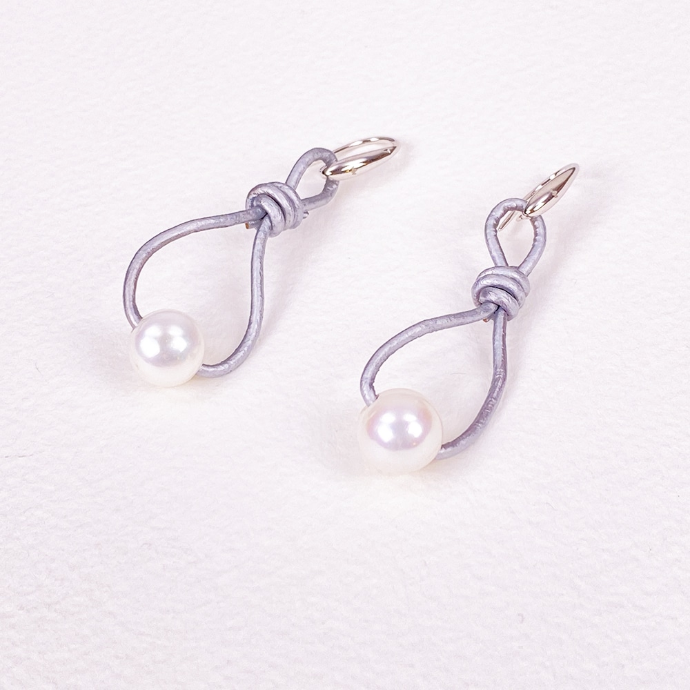 Grey Calima Pearl Earrings