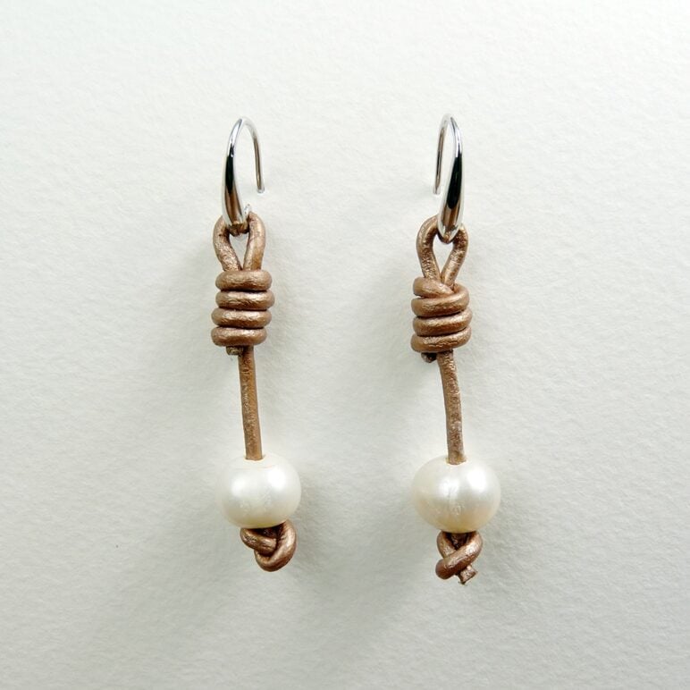 Gold Calima Pearl Earrings