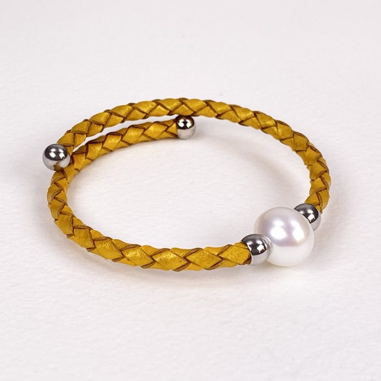 Yellow Bahia Pearl Bracelet