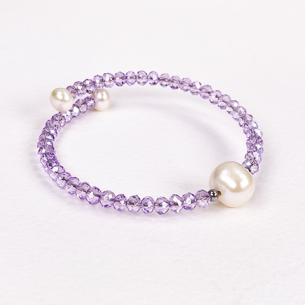 Lilac Bahia Crystal Bracelet