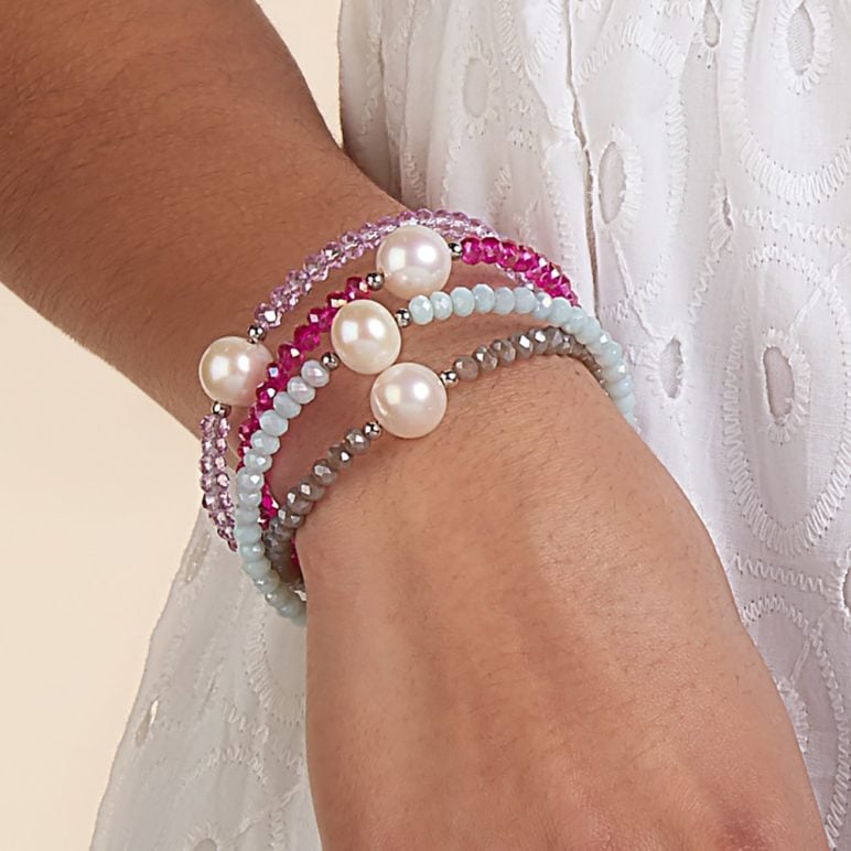 Lilac Bahia Crystal Bracelet