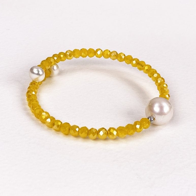 Yellow Bahia Crystal Bracelet