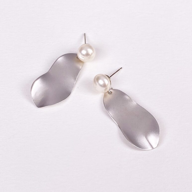 Pendientes Faro con perlas