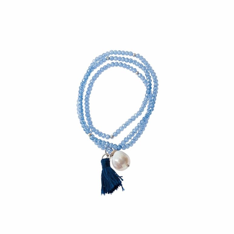 Blue Luna Pearl Bracelet/Necklace
