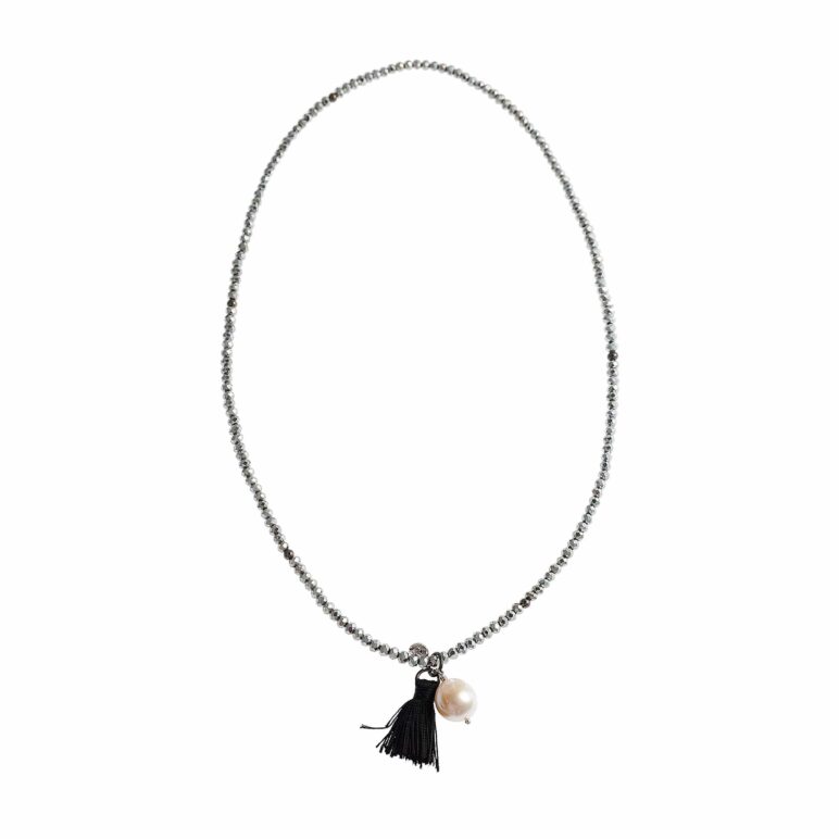 Silver Luna Pearl Bracelet/Necklace