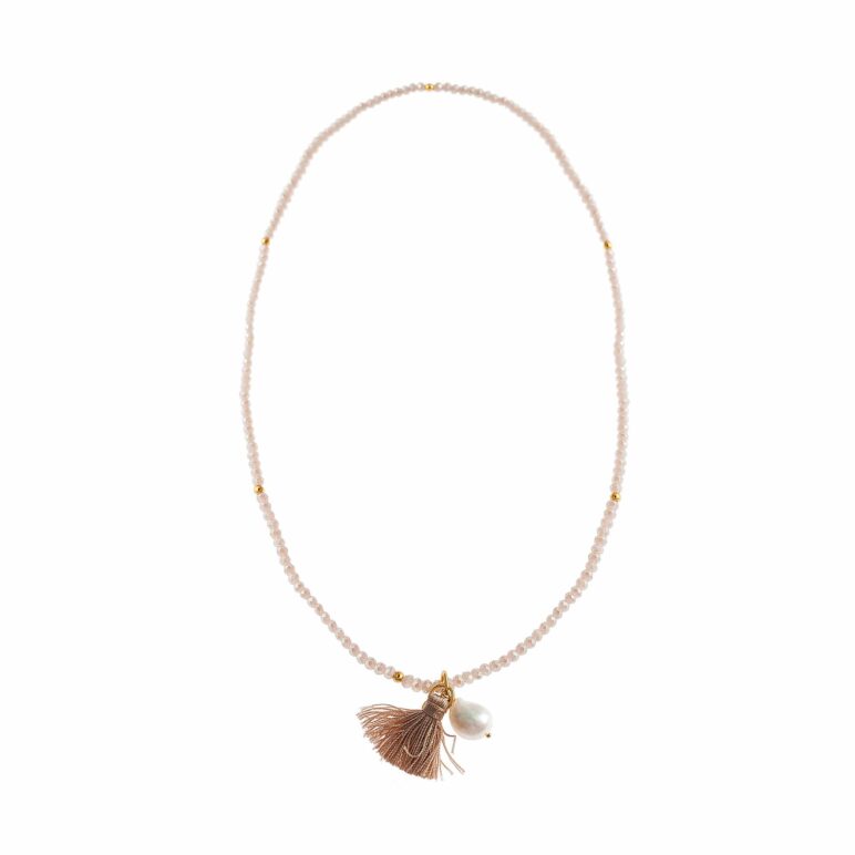 Cream Luna Pearl Bracelet/Necklace