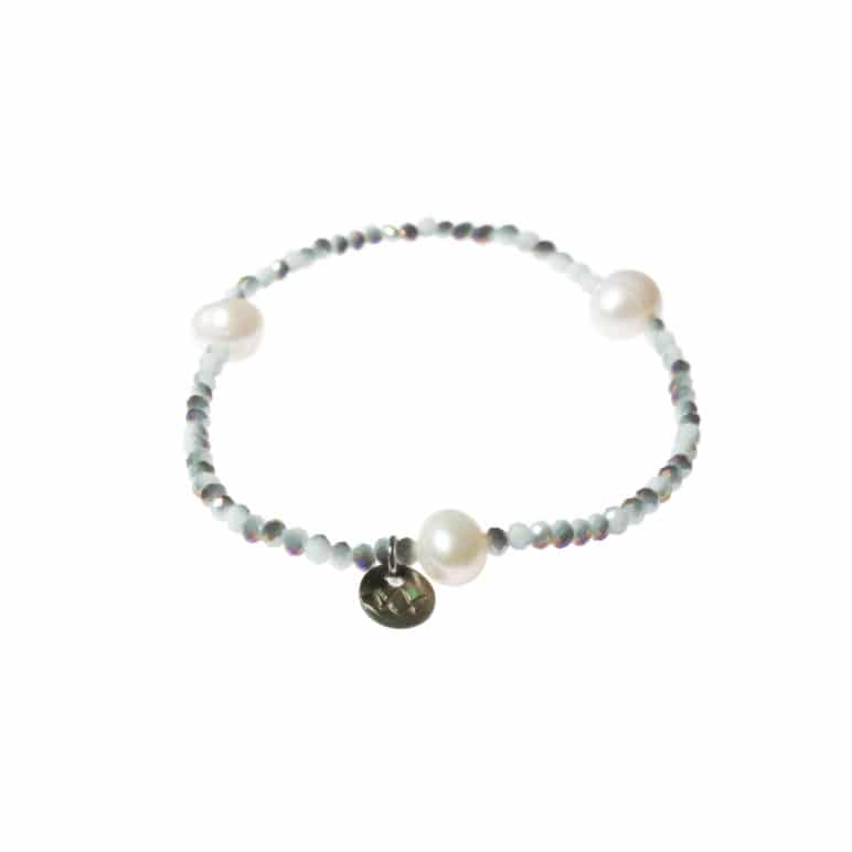 Grey Luna Crystal Bracelet