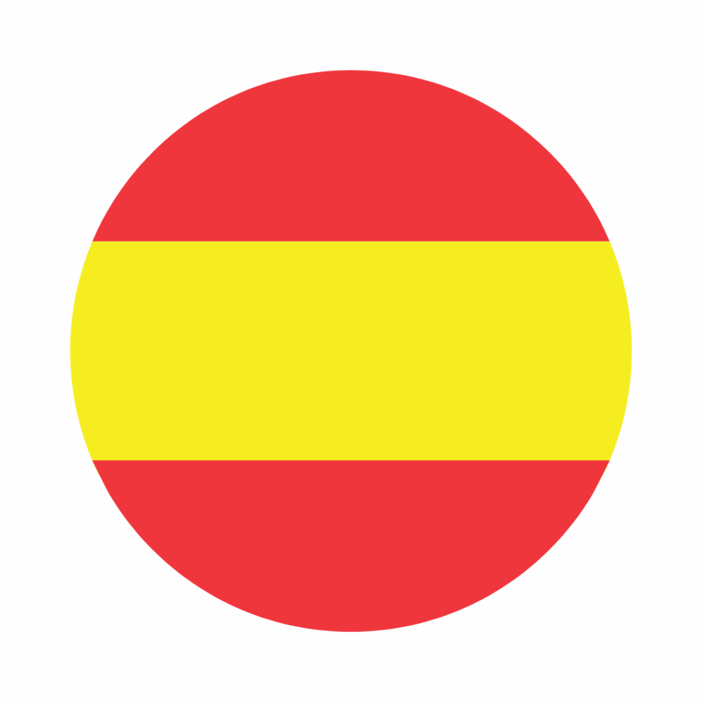 spanish flag circle