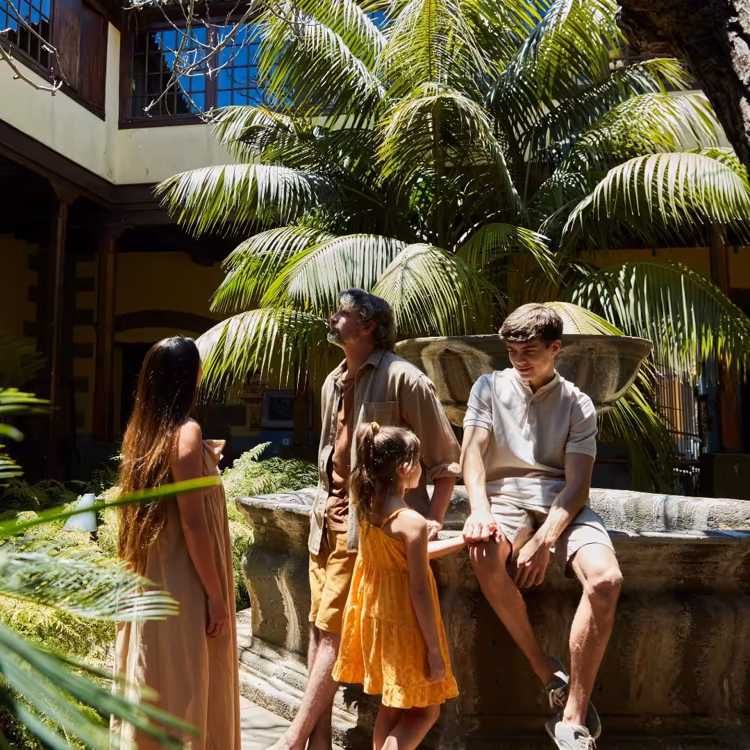 Family exploring Tenerife