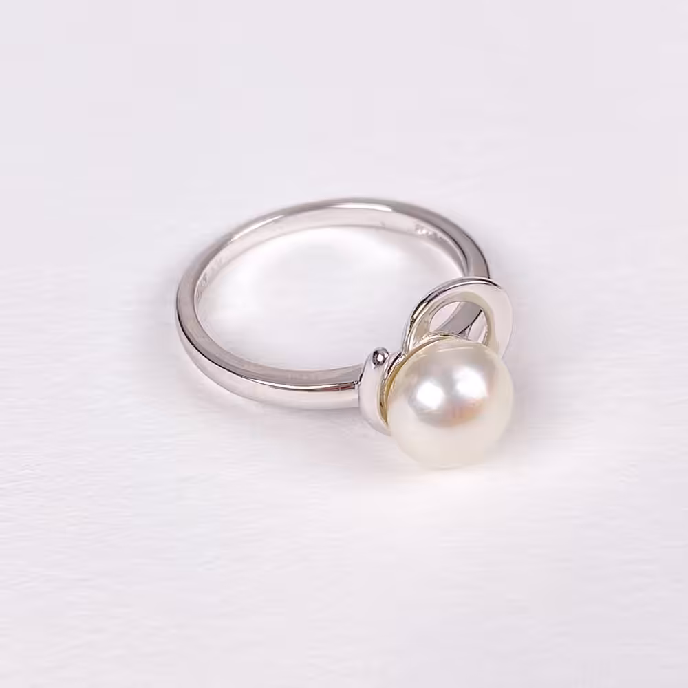 Esencia Silver Pearl Ring