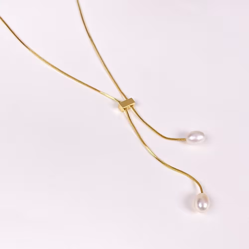 Lucia Two Pearl Necklace