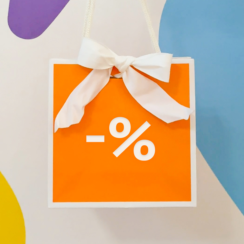 Tenerife Perla orange gift bag